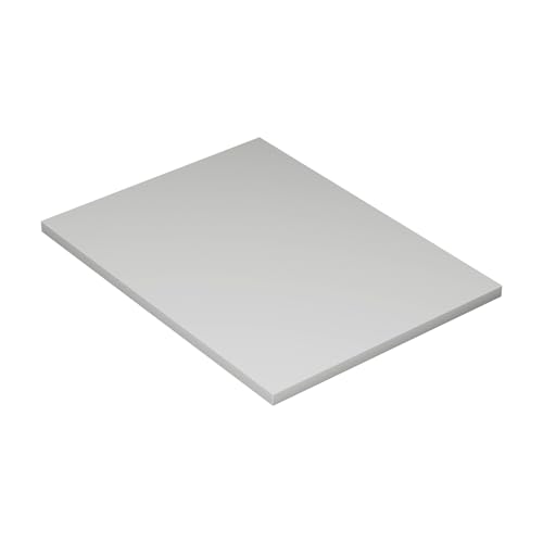 KESSLER PRO Spanplattenplatte 28mm - 80x60 cm - Verstärkte Kanten - Praktische Anwendung - Solide Konstruktion - Grau von KESSLER PRO