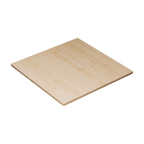 KESSLER PRO Spanplattenplatte 28mm - 80x80 cm - Verstärkte Kanten - Praktische Anwendung - Solide Konstruktion - Ahorn von KESSLER PRO