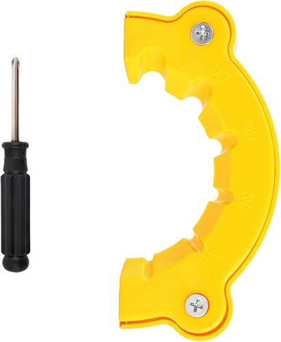 KEWAYO Bohrerschärfer für Winkelschleifer – Universeller Sharpener 4-12mm Bohrer, 59g Tragbar & ABS-Kunststoff – Präzises Schleifen für DIY/Profi (122mm Deckel) von KEWAYO