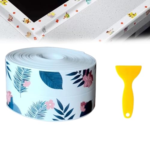 Sofenthiss Caulk Tape, 9.84 ft Sofenthiss Magic Peel & Stick Selfadhe Sive Caulk Tape Strip, Magic Caulk Tape, Caulk Tape Waterproof Self Adhesive, Magic Peel and Stick Caulk (a) von KEYGEM