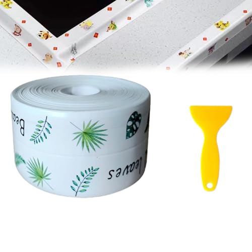 Sofenthiss Caulk Tape, 9.84 ft Sofenthiss Magic Peel & Stick Selfadhe Sive Caulk Tape Strip, Magic Caulk Tape, Caulk Tape Waterproof Self Adhesive, Magic Peel and Stick Caulk (b) von KEYGEM