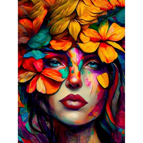KEYIFA Malen Nach Zahlen Erwachsene, Frau und Blumen Malen Nach Zahlen Kits mit Pinseln und Acrylfarben, DIY Ölgemälde Set Malen Basteln Leinwand Bild Erwachsene, Home Deko 30x40cm KEYIFA Malen Nach Zahlen Erwachsene, Frau und Blumen Malen Nach Zahlen Kits mit Pinseln und Acrylfarben, DIY Ölgemälde Set Malen Basteln Leinwand Bild Erwachsene, Home Deko 30x40cm von KEYIFA