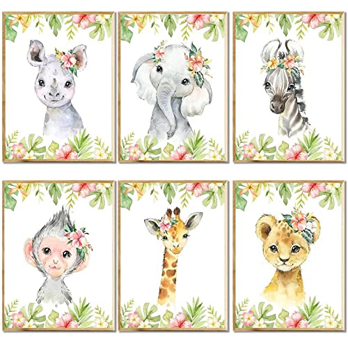 KEYRANKE 6er Diamond Painting Kinder Tiere Set mädchen Erwachsene Tiere 5D DIY Diamant Malerei Kinder Erwachsene Daiments Painting Bilder für Home Wall Décor (30×40cm) von KEYRANKE