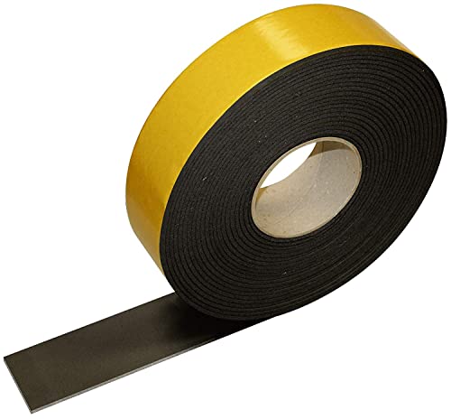 kflex ST Kautschuk Isolierung Selbstklebeband Klebeband: 3mm x 100mm x 10m Elastomerband Elastomer-Klebeband schwarz von kflex