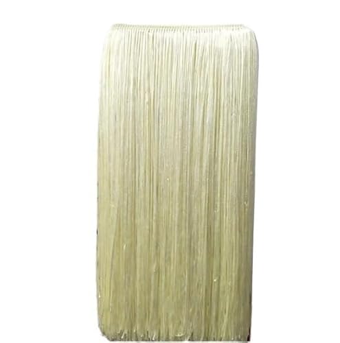 Fringe,Fransenborte 50 cm/100 CM Lange Fransen Spitze Quaste Polyester Spitze Trim Band Nähen Latein Kleid Bühne Kleidungsstück Vorhang DIY Zubehör(100cm x1yard) von KFXYSM