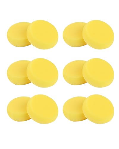 KGDUYC 12pcs Malschwamm Schule, Schwamm Dose, Schwämme Der Kinder Kleiner, Kunstunterricht Malen Mallappen, MalschwäMmchen Pinsel Schwammpinsel, Dekontaminationsschwamm Malschwammstempel von KGDUYC