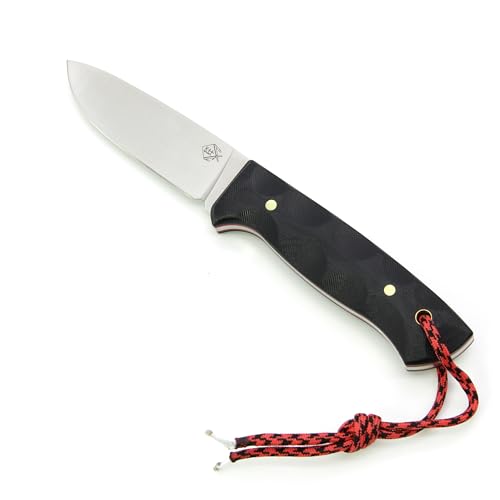 KH-Security Jagdmesser „Outdoor Pro“ 440C Edelstahl, G10 Griff inkl. Leder-Etui - Gürtelmesser Feldmesser Messer KH-Security Jagdmesser „Outdoor Pro“ 440C Edelstahl, G10 Griff inkl. Leder-Etui - Gürtelmesser Feldmesser Messer von KH-Security