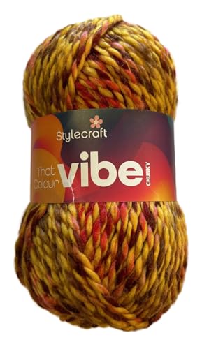 Stylecraft 3325302 That Color Vibe Joy (5302) Garn, 100 g von KHASO