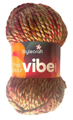 Stylecraft 3325305 That Color Vibe Peace (5305) Garn, 100 g von KHASO