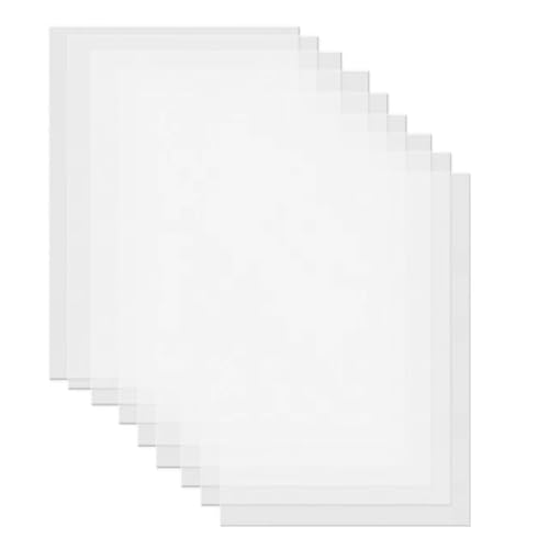 KHIRY 300 Stück A4 Transparentpapier | Ideal für Basteln, Skizzieren & Dekorieren | 210x297mm | Vielseitig Einsetzbar für Grußkarten, Namensschilder & Laternen von KHIRY