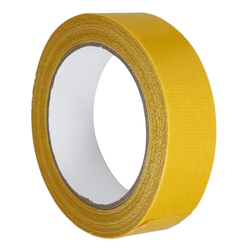 KICHOUSE 1 Rolle Doppelseitiges Klebeband dekoratives Klebeband Reparaturband Klebeband für Teppich Glasfasergewebeband Hochleistungs-Klebeband Klebeband zum Basteln Ballaststoff Yellow von KICHOUSE