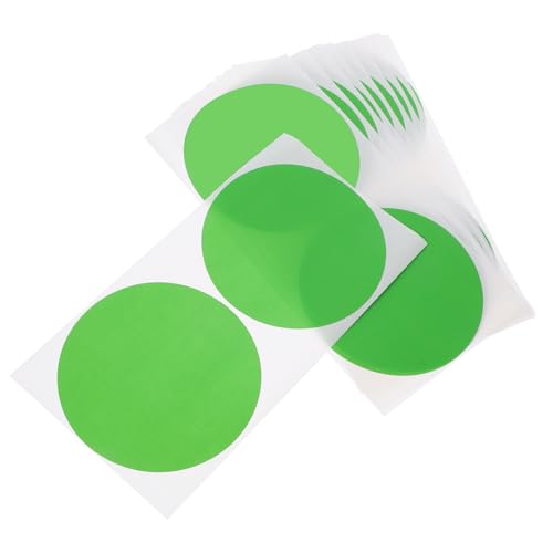 KICHOUSE 1 Satz Aufkleber Runde Etiketten Bunte Codierungsetiketten Gepunktet Klassifizierungsetiketten Beschriftungsmarkierung Bunte Codierungsetiketten Mit Punkten Green Papier von KICHOUSE