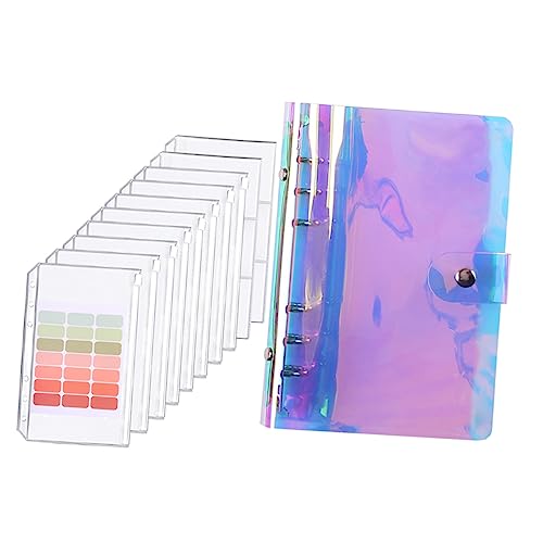KICHOUSE 1 Set Ordner Notizbuch Mini Geldordner Zum Sparen Von Bargeld Geldsparordner Kleiner Ordner Mit Reißverschluss Organizer Reißverschlusstasche Für Tagebuch Bürotagebuch Mit KICHOUSE 1 Set Ordner Notizbuch Mini Geldordner Zum Sparen Von Bargeld Geldsparordner Kleiner Ordner Mit Reißverschluss Organizer Reißverschlusstasche Für Tagebuch Bürotagebuch Mit von KICHOUSE