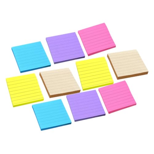 KICHOUSE 10 Angebot Beachten Home-memo-aufkleber Bunte Haftnotizen Sticky-seiten-tabs Scrapbook-memo-aufkleber Aufkleber Für Dateiordner Schöne Notizaufkleber Planer Notizblöcke Papier von KICHOUSE