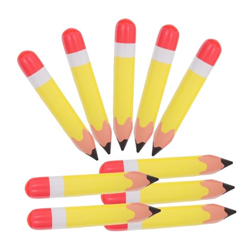 KICHOUSE 10 Stück Aufblasbarer Bleistift Aufblasbare Partybevorzugung Aufblasbarer Bleistift Abschlussdekoration Aufblas Buntstift Dekoration Riesige Aufblasbare Buntstift Blasstift von KICHOUSE