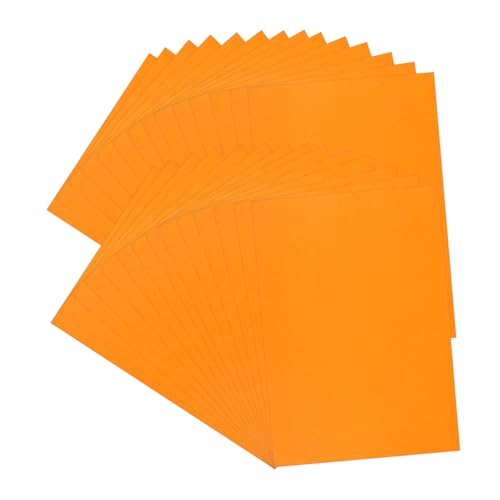 KICHOUSE 100 Blatt Farbdruckpapier Malpapier DIY Falten Bastelpapier Origami Papier Bulk DIY Papier Dickes Druckerpapier Exquisites Origami Papier Druckbedarf Faltpapier Orange von KICHOUSE