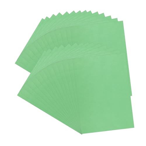 KICHOUSE 100 Blatt Farbdruckpapier druckerpapier origami papier selber machen bunte faltpapiere Origami-Papiermasse Malpapier buntes Papier druckpapier masse dickeres Faltpapier Green von KICHOUSE