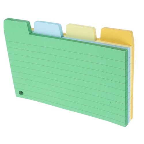 KICHOUSE 100 Blatt Indexnotizen Memoboard buchzeichen notizzettelblock zeichenheft nootbook tragbares Schreibpapier kleine Notizblöcke Listenpapier zu erledigen kleines Nachrichtenpapier von KICHOUSE