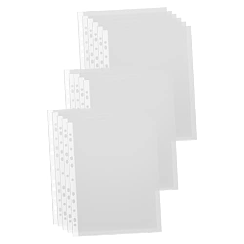 KICHOUSE 100 Stück Loseblatttaschen Aktenordnertaschen Ordner Schutztaschen Umschlag Aktenordner Transparente Aktenschutzhüllen Feuerfeste Loseblatt Aktentaschen KICHOUSE 100 Stück Loseblatttaschen Aktenordnertaschen Ordner Schutztaschen Umschlag Aktenordner Transparente Aktenschutzhüllen Feuerfeste Loseblatt Aktentaschen von KICHOUSE