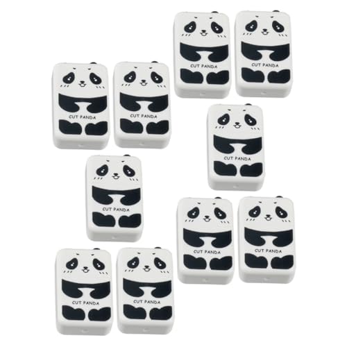 KICHOUSE 10st Panda Radiergummi Knetgummi Radiergummi Für Künstler Geburtstag Briefpapier Schüler Radiergummi Kunst-radiergummi Kunst Radiergummi Zeichnen Urlaub Briefpapier von KICHOUSE