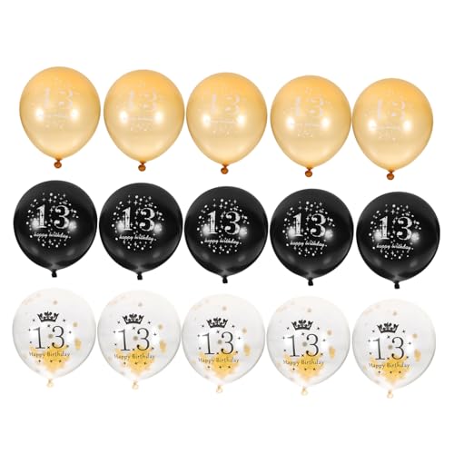 KICHOUSE 12Stücke Geburtstagsparty Luftballons Für Jungen Und Partydekorationen Mit Konfetti Deko Leicht Zu Befestigen Hochwertiges Material KICHOUSE 12Stücke Geburtstagsparty Luftballons Für Jungen Und Partydekorationen Mit Konfetti Deko Leicht Zu Befestigen Hochwertiges Material von KICHOUSE