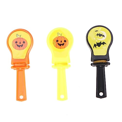 KICHOUSE 12st Vielfalt Handklapper Mini-handklatscher Spielzeug Für Kinder Kinderhandklöppel Spielsets Für Kinder Sporthandklöppel Applaus-hersteller Mini-handklöppel Halloween Partybedarf von KICHOUSE