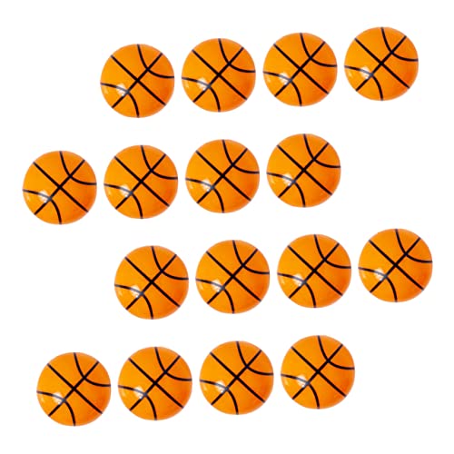 KICHOUSE 16st Bleistiftspitzer Buntstifte Für Kinder Basketball-partygeschenke Für Bleistift Produkt Kinderbasketball Spielzeugwerkzeuge Buntstiftspitzer Schärfer Plastik Orange von KICHOUSE