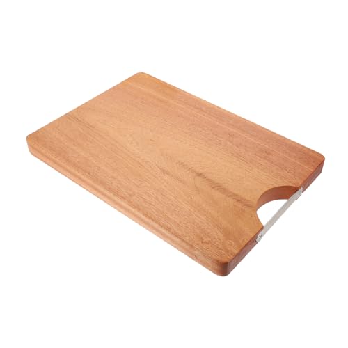 KICHOUSE 1Stk Hackbrett cutting boards kitchen helper brotbretter Knoblauchbrett holzbohlen Obstschneidebrett Schneidebrett für Obst Küchenversorgung küche schneidebrett hölzern Brown von KICHOUSE