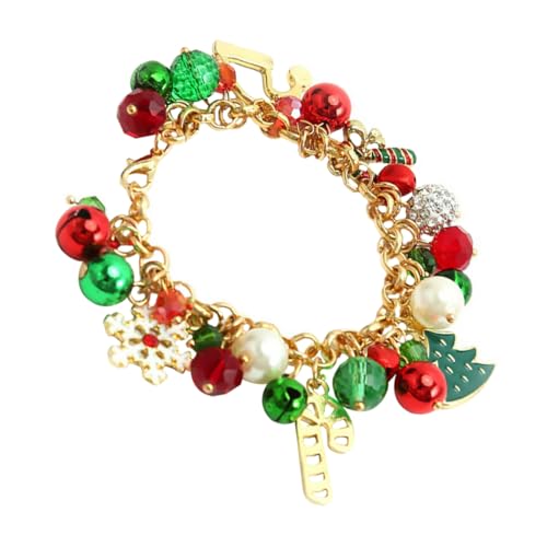 KICHOUSE 1Stk Weihnachtsglockenarmband Weihnachtsschmuck für Mädchen Weihnachtsglockenband Handgelenk weihnachtsarmband christmas tree ornaments Weihnachtskette am Handgelenk Handzubehör von KICHOUSE