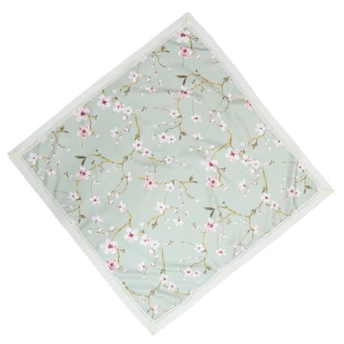 KICHOUSE 1stk Kleine Runde Tischdecke Schminktisch-dekor Herzförmige Kuchenformen Tuch Für Tisch Kleine Quadratische Tischdecke Blumentisch Partytisch Goldpapierkronen Rechteck Stoff von KICHOUSE