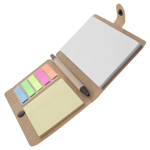 KICHOUSE 2 Lesen von Seitenmarkierungen write board büroradio Begriff kleine Notizbücher Planer für Notizblöcke To-Do-Listen-Pads Einkaufsliste für Lebensmittel Kraftpapier Light Brown von KICHOUSE