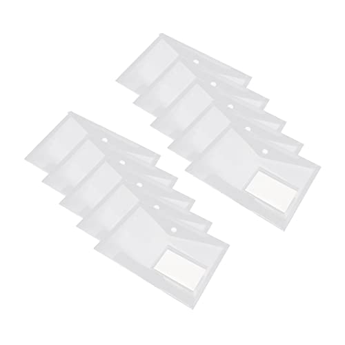 KICHOUSE 20 Stück Aktenhalter Durchsichtige Beutelabdeckungen Knopf Organizer Für Transparente Akten Projektordner Schnapp Aktenordner Tasche Tragbarer Verschluss Akten Organizer KICHOUSE 20 Stück Aktenhalter Durchsichtige Beutelabdeckungen Knopf Organizer Für Transparente Akten Projektordner Schnapp Aktenordner Tasche Tragbarer Verschluss Akten Organizer von KICHOUSE
