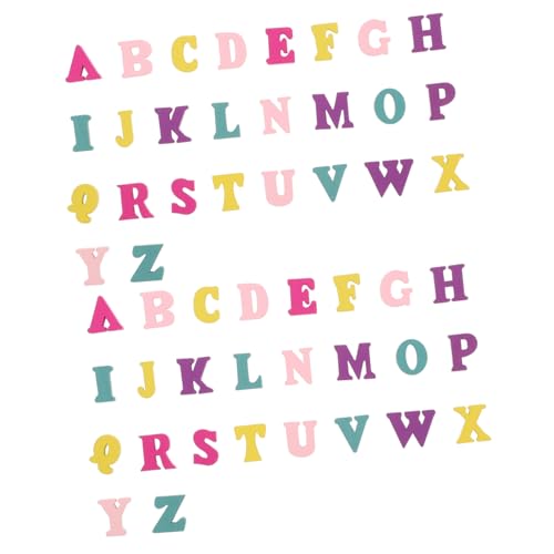 KICHOUSE 200 Stück Holzspäne Alphabet Puzzle Spielzeug DIY Alphabet Verzierungen Handgefertigte Alphabet Englische Buchstaben Chips DIY Handwerk Alphabet DIY von KICHOUSE