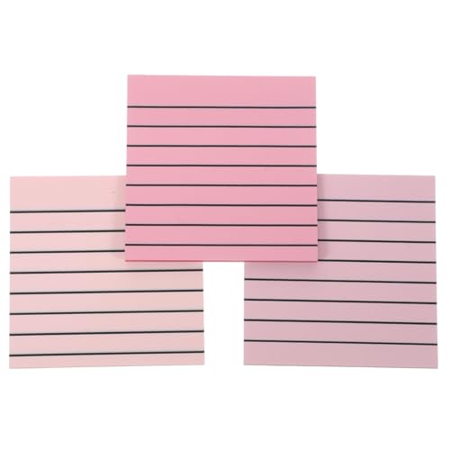 KICHOUSE 3 Bücher Mit See Through Sticky Notes Multifunktionale Notizaufkleber Durchscheinende Memoaufkleber Für Haushalt Schule Und Büro Cute Sticky Labels von KICHOUSE