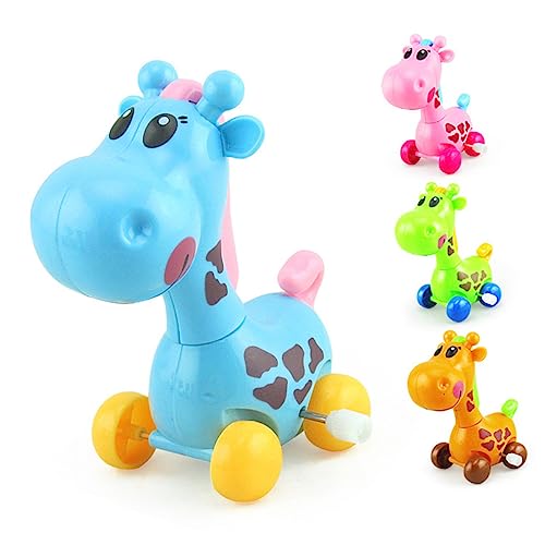 KICHOUSE 3 Stück Aufziehspielzeug Giraffe Für Lustiges Tier Zufälligen Farben Ideales Partyzubehör Und Mitgebsel Für Kindergeburtstage Fördert Die Motorischen Fähigkeiten von KICHOUSE