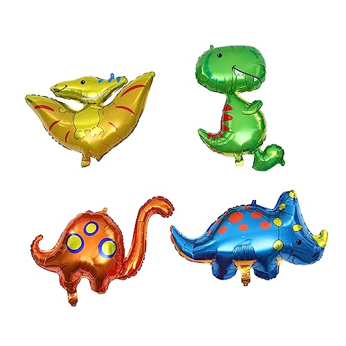KICHOUSE 4 Stück Dinosaurier-ballon Aluminiumfolienballons Geburtstagsparty Liefert Dinosaurier-party Große Luftballons Ballons Dekorationen Luftballons Für Dusche KICHOUSE 4 Stück Dinosaurier-ballon Aluminiumfolienballons Geburtstagsparty Liefert Dinosaurier-party Große Luftballons Ballons Dekorationen Luftballons Für Dusche von KICHOUSE