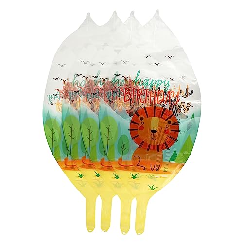 KICHOUSE 4 Stück Dschungel -Tierballon Luftballons in verschiedenen Farben Geburtstag Luftballons Dusche Babyparty -Dekorationen Kinderpartyballons Dschungelballon PA-Nylon KICHOUSE 4 Stück Dschungel -Tierballon Luftballons in verschiedenen Farben Geburtstag Luftballons Dusche Babyparty -Dekorationen Kinderpartyballons Dschungelballon PA-Nylon von KICHOUSE