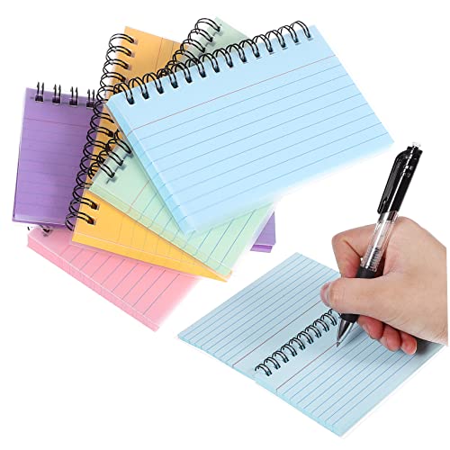 KICHOUSE 5 Stück Farbige Spiralheft Spickzettel Zum Lernen Mini Notizbücher Liniertes Notizbuch Linierte Lernkarten Campus Notizbuch Büroprodukte Notizkarten Kleiner Notizblock KICHOUSE 5 Stück Farbige Spiralheft Spickzettel Zum Lernen Mini Notizbücher Liniertes Notizbuch Linierte Lernkarten Campus Notizbuch Büroprodukte Notizkarten Kleiner Notizblock von KICHOUSE