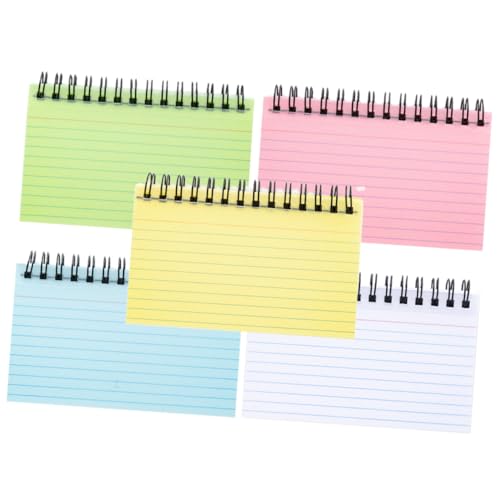 KICHOUSE 5 Stück Spule Notizbuch Kleine Spiralnote Reporter-notizbuch-spirale Unterlage Spiralblock Kleine Notizbücher Liniertes Notizbuch Winzig Notepad Abreißen Eisen KICHOUSE 5 Stück Spule Notizbuch Kleine Spiralnote Reporter-notizbuch-spirale Unterlage Spiralblock Kleine Notizbücher Liniertes Notizbuch Winzig Notepad Abreißen Eisen von KICHOUSE