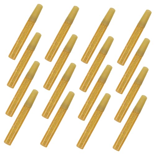 KICHOUSE 50 Stück Glitzerklebestift Glitzer Klebestift Glitzer Kleber für Kinder Glitzer Kleber Stift Klebestifte Ton-Kleber für Kindermalerei in Pulverform Kunstkleber Glitzerkleber Golden von KICHOUSE