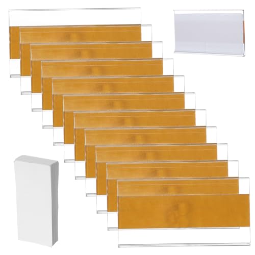 KICHOUSE 60 Stk Bücherregal ordnerregal book shelf stand stickerbögen Aufbewahrungsetiketten labelo Etiketten zum Organisieren Behälteretiketten Etiketten für Drahtregale Regaletiketten PVC von KICHOUSE