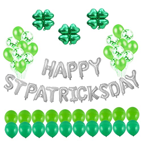 KICHOUSE 63St irische Dekorationen st patricks day partyzubehör irische Verzierung Ornament hängende Ballondekoration Dekoration zum St. Patrick's Day Erdfarben einstellen von KICHOUSE