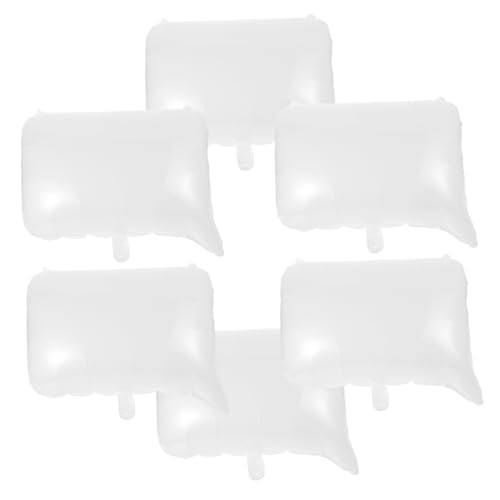 KICHOUSE 6Stücke Rechteckige Weiße Luftballons aus Aluminiumfolie Beschreibbare Partyballons für Hochzeiten Geburtstagsfeiern und Besondere Anlässe Kreative Dekoration und Einfacher KICHOUSE 6Stücke Rechteckige Weiße Luftballons aus Aluminiumfolie Beschreibbare Partyballons für Hochzeiten Geburtstagsfeiern und Besondere Anlässe Kreative Dekoration und Einfacher von KICHOUSE
