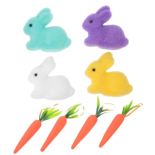 KICHOUSE Ostern Party Favor 8 stücke Kaninchen Karotten Dekorationen Schaum Ostern Dekorationen für Home von KICHOUSE