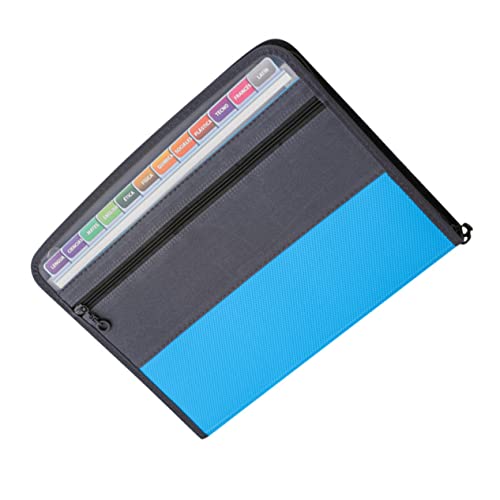 KICHOUSE A4 Aktentasche Organizer Fächermappe Erweiterbare Mappe Mit Taschen Akkordeon Ordner Ordner Fächermappe Fächermappe A4 Fächermappe Nach Pp Blau KICHOUSE A4 Aktentasche Organizer Fächermappe Erweiterbare Mappe Mit Taschen Akkordeon Ordner Ordner Fächermappe Fächermappe A4 Fächermappe Nach Pp Blau von KICHOUSE