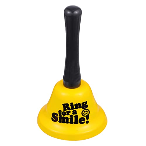 KICHOUSE Alphabet-Handglocke gehaltenen aus handhaben Klingeln Lasst uns lustige Handglocke Handglocken für Erwachsene Handglocke Serviceglocke Metall Material Yellow KICHOUSE Alphabet-Handglocke gehaltenen aus handhaben Klingeln Lasst uns lustige Handglocke Handglocken für Erwachsene Handglocke Serviceglocke Metall Material Yellow von KICHOUSE