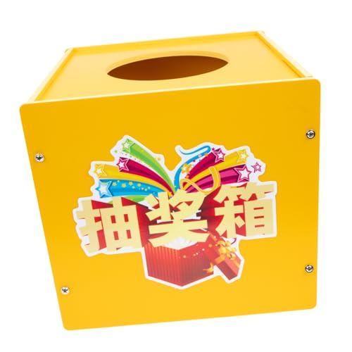 KICHOUSE Box Lotteriebox Spendenzubehör Spendenzubehör Tombola Etui Lottoscheinhalter Tombola Zubehör Spendenzubehör Lotteriekoffer Tombola Etui Tombola Zubehör Lotteriehalter Goldenes PVC KICHOUSE Box Lotteriebox Spendenzubehör Spendenzubehör Tombola Etui Lottoscheinhalter Tombola Zubehör Spendenzubehör Lotteriekoffer Tombola Etui Tombola Zubehör Lotteriehalter Goldenes PVC von KICHOUSE
