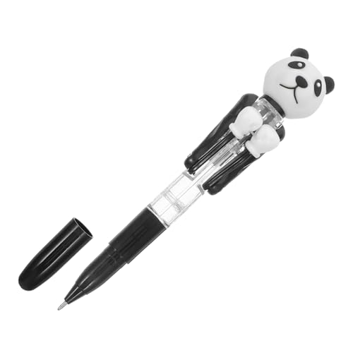 KICHOUSE Boxstift Stifte Für Katzenmenschen Zappelstift Lustige Stifte Für Mädchen Panda Federmäppchen Cartoon-kugelschreiber Panda-bleistifte Schneckenstifte Katzen Stifte Black Plastik von KICHOUSE