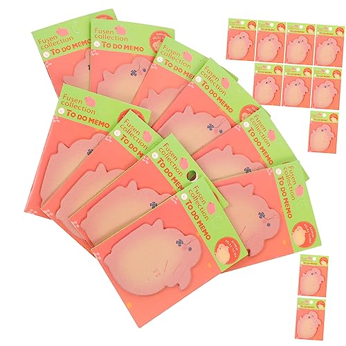 KICHOUSE Büro Memo Aufkleber Haushalts Memo Aufkleber Self Stick Notes Lovely Message Pads Bunny Sticky Entzückende Notizaufkleber Tiere Muster Notizpolster Notepad Easter Basket Stuffers von KICHOUSE