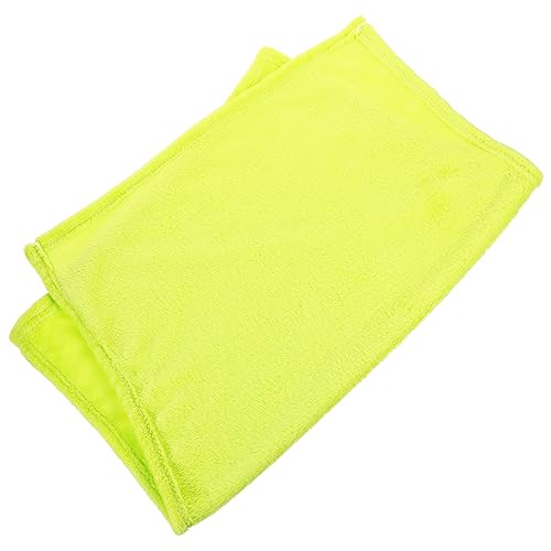 KICHOUSE Decke Hund hängend Tasche Picknickmatte Schutz Fleecestoff Boho warm Blanket Hand Towel Hand tuecher handwaschlappen kopfkissen mikrofaser Handtuch Flanell Haustierbettwäsche Green von KICHOUSE